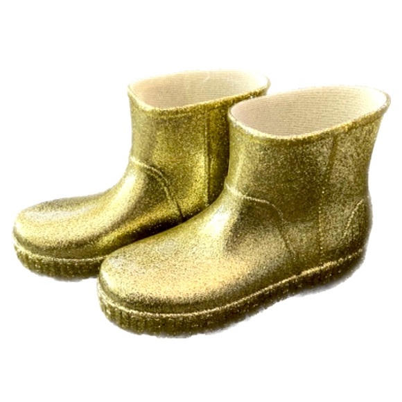 UGG® Australia Drizlita Rain Boots - Glitter Gold - Picture 2 of 9